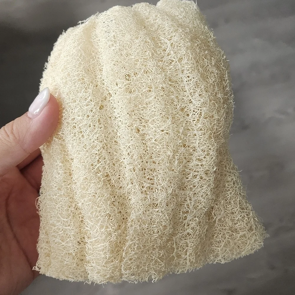 Natural Raw Loofah For Bathing Exfoliating New